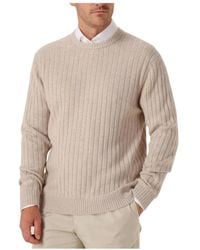 Profuomo - Round-Neck Knitwear - Lyst