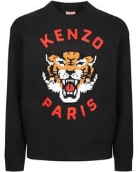 KENZO - Round-Neck Knitwear - Lyst