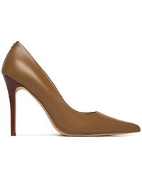 Michael Kors - Schoenen ,Bruin ,Leer Elyse Leather Pump - Lyst