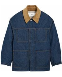 Ami Paris - De Coeur Denim Jacket - Lyst