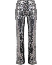 Jucca - Broeken ,Grijs ,Stijlvolle Broek Voor Vrouwen - Lyst