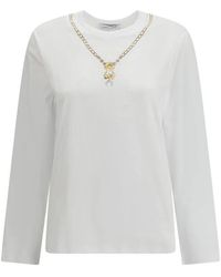 Marine Serre - Trompe L'Œil Jewelry Long-Sleeve T-Shirt - Lyst