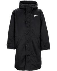Nike - Club Stadium Parka Long Jacket - Lyst