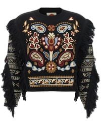 FARM Rio - Round-Neck Knitwear - Lyst