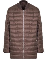 Rick Owens - Jassen ,Bruin ,Nylon Lichtgewicht Nylon Parka - Lyst