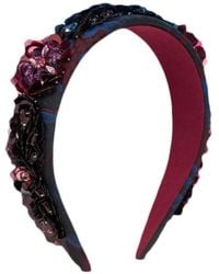 Etro - Jacquard Damast Haarband - Lyst