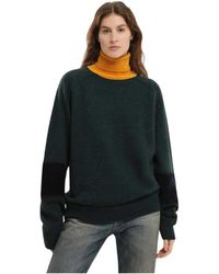 1989 STUDIO - Truien & Vesten ,Groen ,Groene Sweater Maglia Girocollo - Lyst