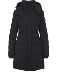 Moose Knuckles - Schwarze Parka-Jacke Mit Abnehmbarer Kapuze - Lyst