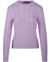 Polo Ralph Lauren - Touch Julianna Cable-Knit Sweater - Lyst