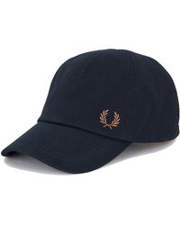 Fred Perry - Klassische piqué baumwollkappe navy - Lyst