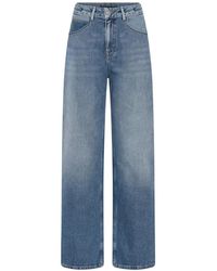 Bruuns Bazaar - Jeans ,Blauw ,Denim Blauwe Denim Straight-Leg Jeans Broek - Lyst