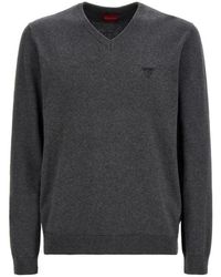 Guess - V-Neck Strickware - Lyst