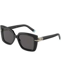 Tiffany & Co. - Gafas de sol negras/grises oscuro tf 4199 - Lyst