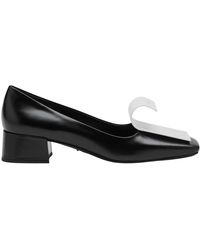 Prada - Schwarze Absatz Decollete Schuhe - Lyst