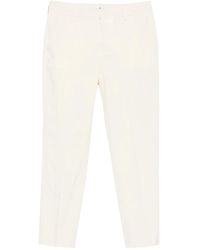 PT Torino - Broeken ,Wit ,Katoen New York Broek - Lyst