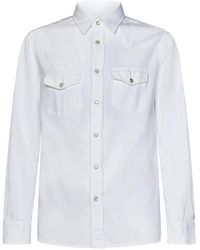 Tom Ford - Camicia bianca stile western - Lyst