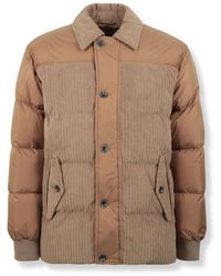 Herno - Jassen ,Bruin ,Polyester Piumino Polar-Tech - Lyst