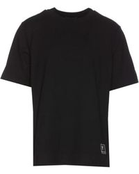 Giuseppe Zanotti - T-shirt in jersey di cotone con patch logo - Lyst