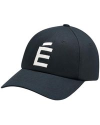 Etudes Studio - Accessoires ,Zwart ,Katoen Klassieke Baseballpet Met Geborduurd Logo - Lyst