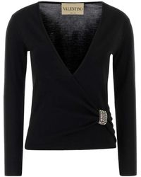 Valentino Garavani - V-Neck Knitwear - Lyst