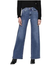 ONLY - Wide Jeans - Lyst