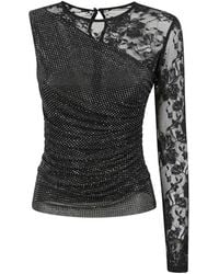 Self-Portrait - Long Sleeve Tops - Lyst