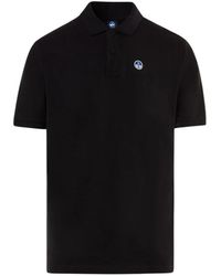 North Sails - Logo patch polo shirt - Lyst