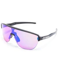 Oakley - Schwarze shield sonnenbrille mit verlaufsgläsern - Lyst