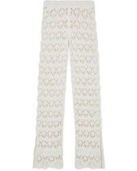 Alanui - Lagoon Romance Crochet Flare Pants - Lyst