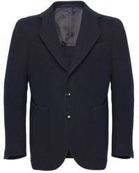 Franzese Collection - Jassen ,Blauw ,Wol Stefano De Martino Jacket - Lyst