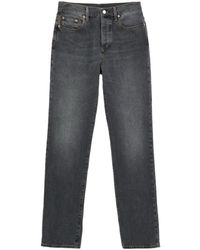 Gucci - Donkere Denim Regular Fit Broek - Lyst