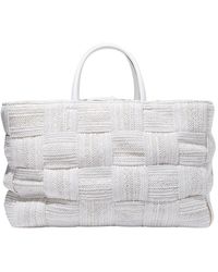 Casadei - Tassen ,Wit ,Leer Twiga Shoppers Tote Bag - Lyst