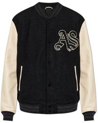 AllSaints - Jassen ,Zwart ,Katoen Holloway Bomberjack - Lyst