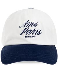 Ami Paris - Bicolor Katoenen Cap - Lyst