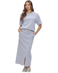 Nukus - Truien & Vesten ,Blauw ,Katoen Roos Pullover Lurex - Lyst