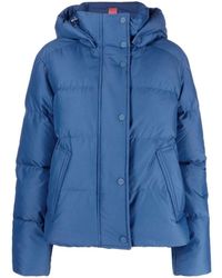Ralph Lauren - Jassen ,Blauw ,Leer Geïsoleerde Jas - Lyst