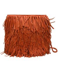 Dragon Diffusion - Orangene Fransentasche Hobo - Lyst