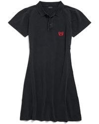 Balenciaga - Mini Polo Dress - Lyst