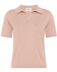 Weekend by Maxmara - Tops ,Roze ,Katoen Roncolo Zijden Poloshirt - Lyst