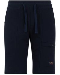 Paul & Shark - Korte Broeken ,Blauw ,Katoen Bermuda Shorts - Lyst