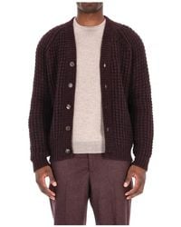 Roberto Collina - Truien & Vesten ,Rood ,Wol Alpaca Cardigan Sweaters - Lyst