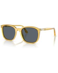 Persol - Accessoires ,Geel ,Gepolariseerde Gele Zonnebril - Lyst