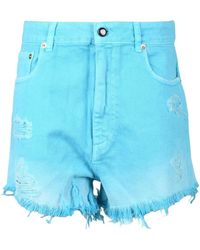 Semicouture - Denim Shorts - Lyst
