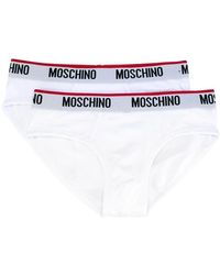 Moschino - Wit Ondergoed Met Bronzen Detail - Lyst