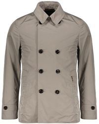 Moorer - Jassen ,Grijs ,Polyester Waterdichte Jas - Lyst