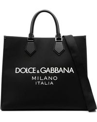 Dolce & Gabbana - Großer Nylon-Shopper - Lyst