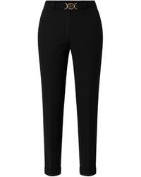 Fracomina - Zwarte Slim Chino Broek Chic Stijl - Lyst