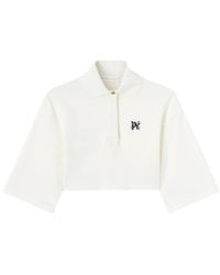 Palm Angels - Monogram Cropped Polo - Lyst
