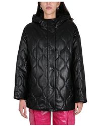 Stand Studio - Jassen ,Zwart ,Polyester Everlee Faux Leather Jacket - Lyst