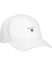 GANT - Accessoires ,Wit ,Katoen Stijlvolle Katoenen Twill Pet - Lyst
